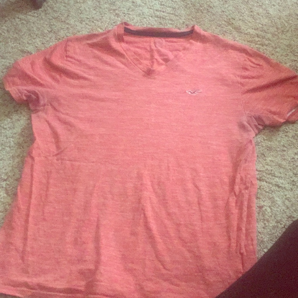 Red Hollister V Neck